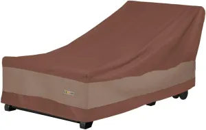 Duck Covers Ultimate Waterproof 86 Inch Patio Chaise Lounge Chair Cover, Patio Furniture Covers