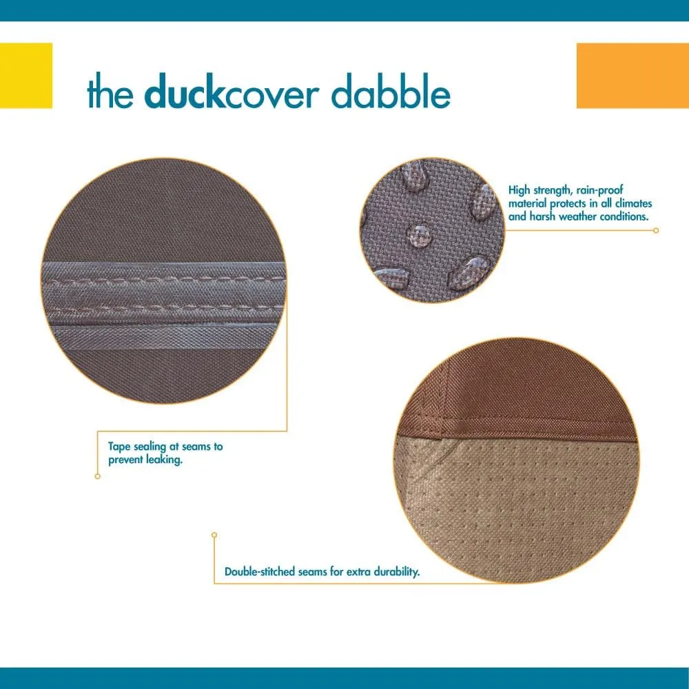 Duck Covers Ultimate Waterproof 86 Inch Patio Chaise Lounge Chair Cover, Patio Furniture Covers