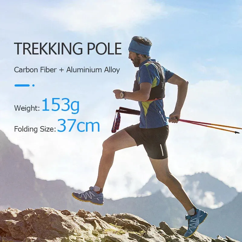 E4201 Lightweight Carbon Fiber Trekking Pole for Hiking & Running