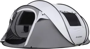 EchoSmile Camping Instant Tent, 2/4/6/8/10 Person Pop Up Tent, Water Resistant Dome Tent, Easy Setup for Camping Hiking and Outdoor, Portable Tent with Carry Bag, for 3 Seasons…
