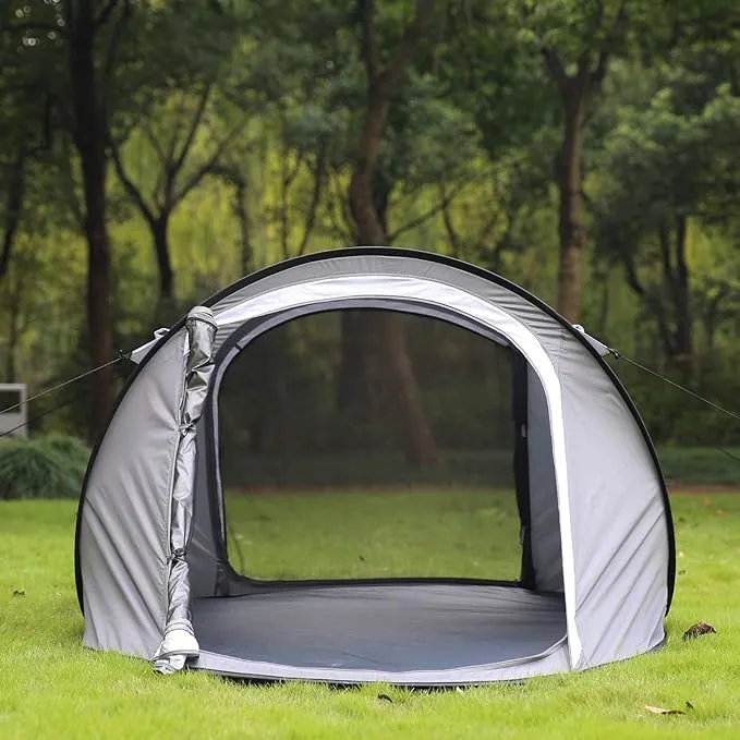 EchoSmile Camping Instant Tent, 2/4/6/8/10 Person Pop Up Tent, Water Resistant Dome Tent, Easy Setup for Camping Hiking and Outdoor, Portable Tent with Carry Bag, for 3 Seasons…