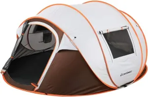 EchoSmile Camping Instant Tent, 2/4/6/8/10 Person Pop Up Tent, Water Resistant Dome Tent, Easy Setup for Camping Hiking and Outdoor, Portable Tent with Carry Bag, for 3 Seasons…