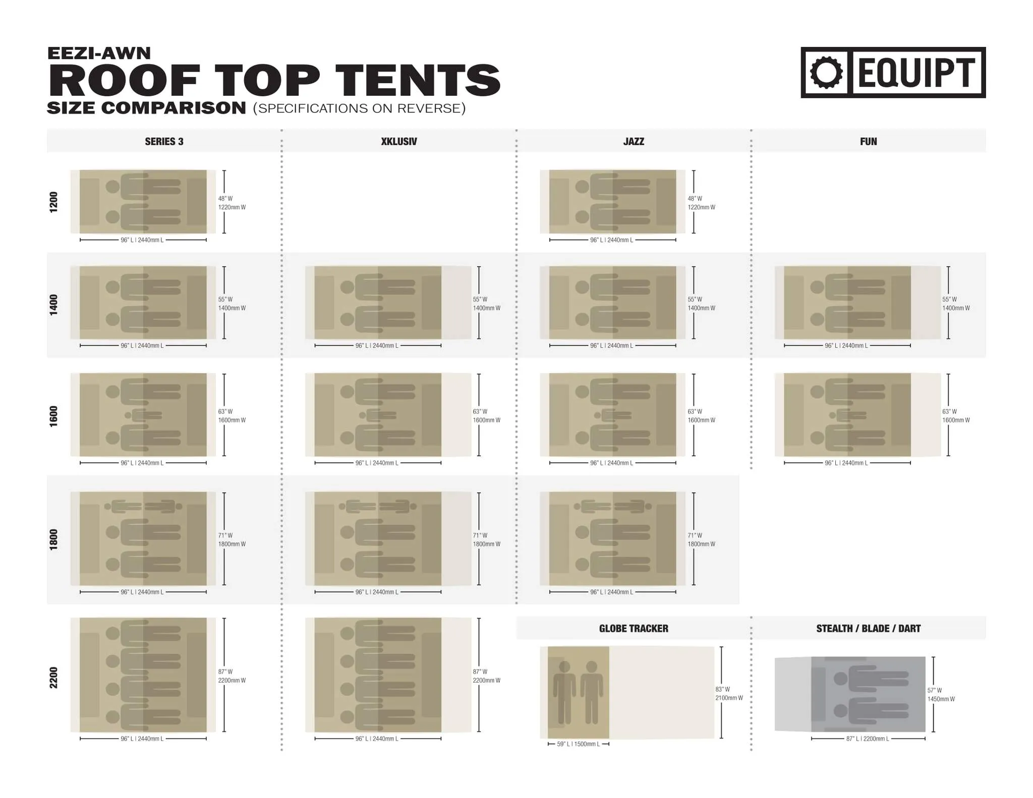 Eezi-Awn - XKLUSIV Roof Top Tent