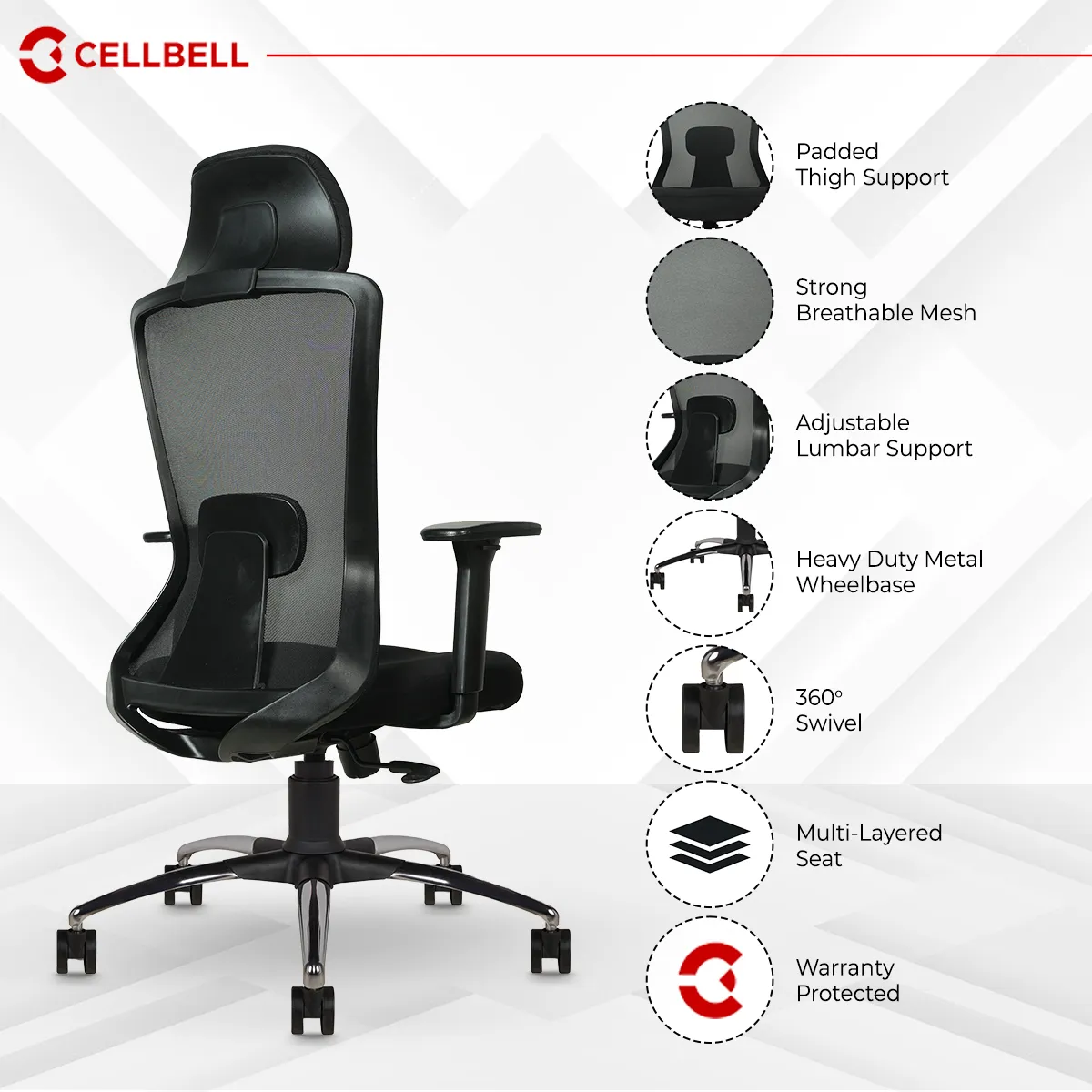 EgroGlide Executive High Back Office Chair