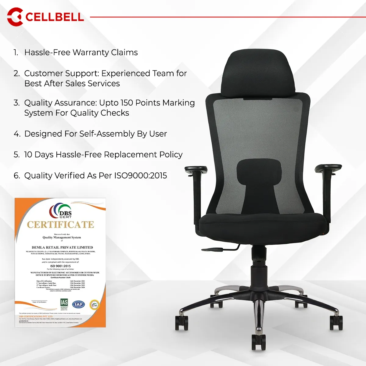 EgroGlide Executive High Back Office Chair