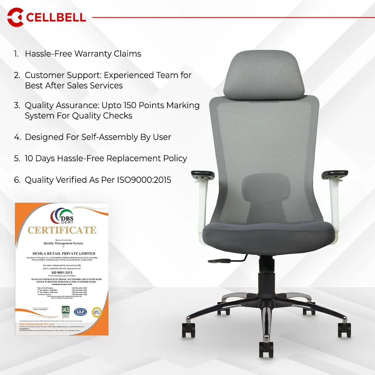 EgroGlide Executive High Back Office Chair