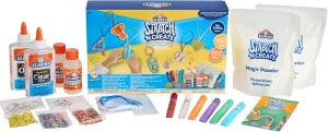 Elmer’s Stretch 'N Create Dough Kit, 3 Ways to Play, Keychains and Ornaments Kit, 18 Count - Perfect for Birthday Party Gift, School Classroom Activity, Kids Arts & Crafts Fun