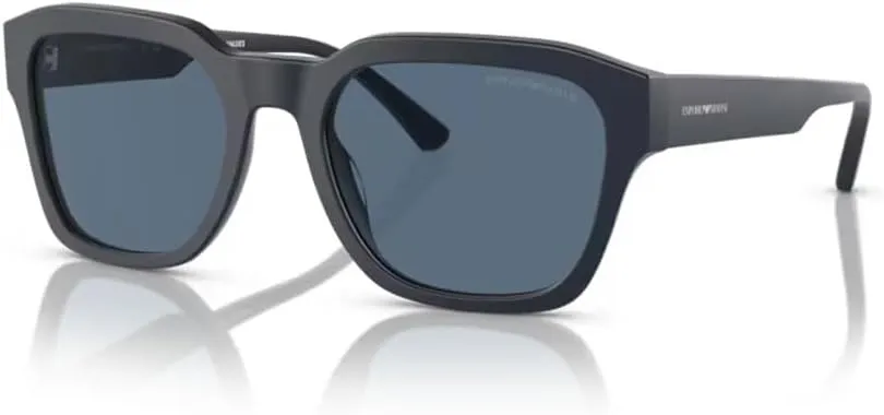 Emporio Armani EA4175 Square Sunglasses for Men   BUNDLE With Designer iWear Complimentary Eyewear Kit