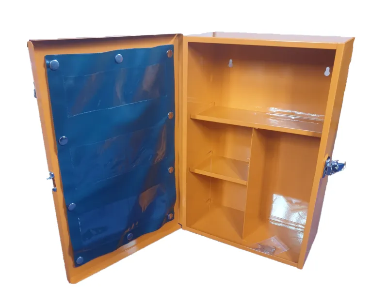 Empty Wall Mounted First Aid Cabinets (Portrait)