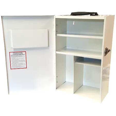 Empty Wall Mounted First Aid Cabinets (Portrait)