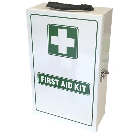 Empty Wall Mounted First Aid Cabinets (Portrait)