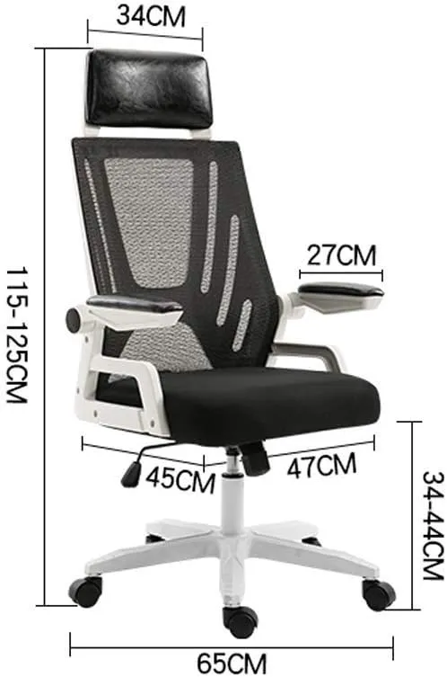 Ergonomic Office Chair Mesh Chair Heavy Duty Office Chair,Home Office Chair with Tilt Function and Position Lock,Black