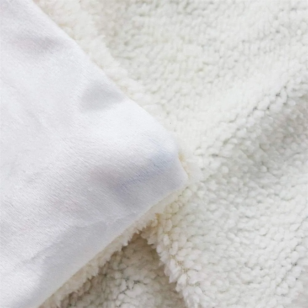 Erosebridal Christmas Baby 30"X40" Kids Fleece Blanket Football Xmas Decor Sherpa Blanket,White Snowflake for Boys Girls Teens Throw Blanket,Happy Holiday Winter Flannel Blanket,Blue and White