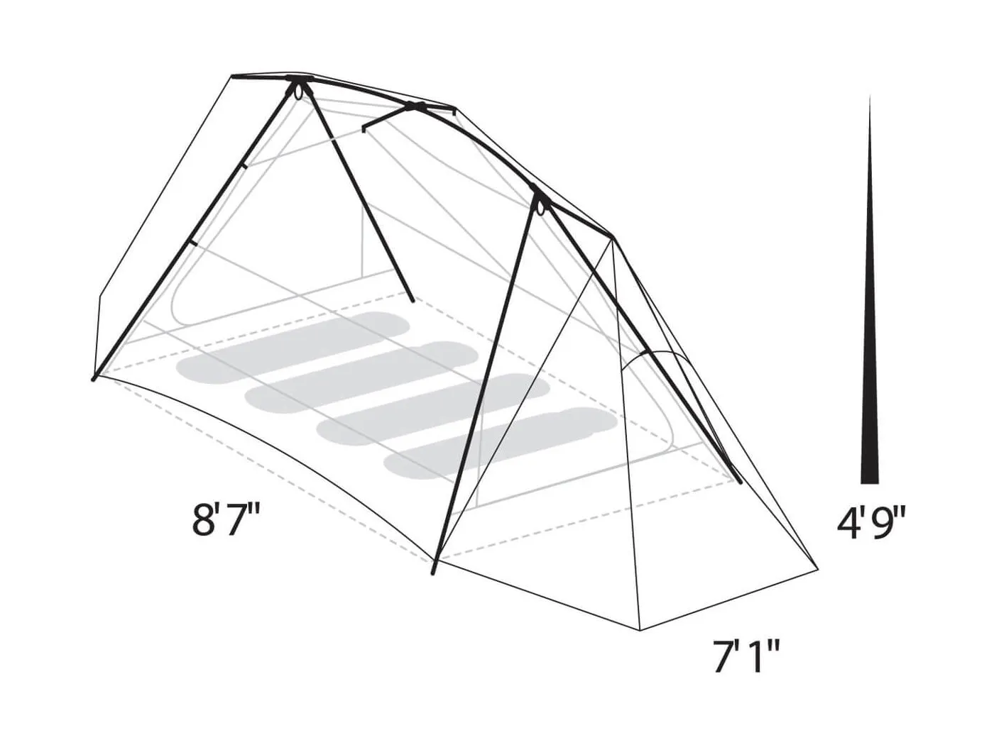 Eureka Timberline® SQ 4XT 4 Person Tent