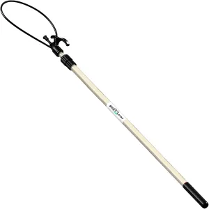 Extendable Fiberglass Boat Hook with Flexible Loop & Quick-Lock System - Adjustable 2-8ft Pole with Rubber Guard - Marine Rope Hook & Line Handling Tool