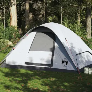 Family Tent Dome 6-Person White Blackout Fabric Waterproof4,2KG