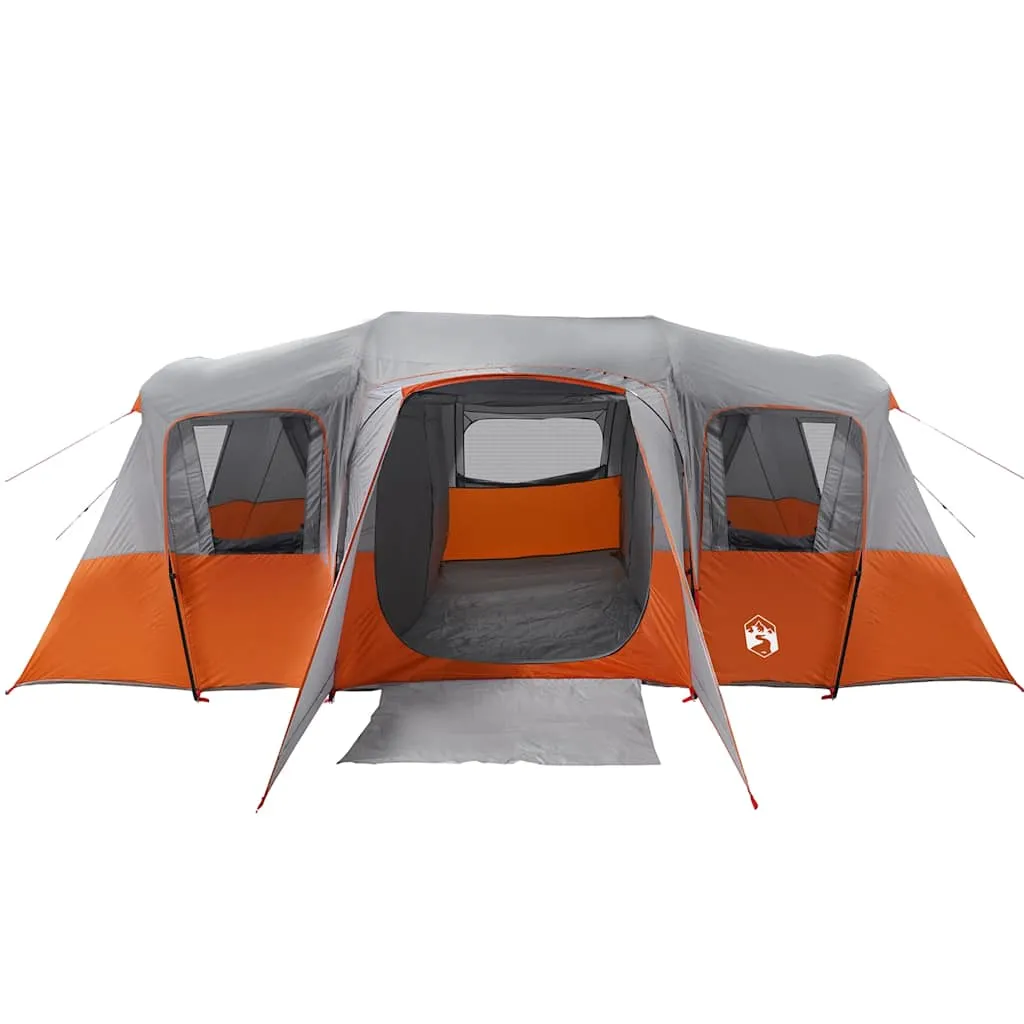 Family Tent Tunnel 16-Person Grey Waterproof