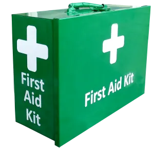 Farm Shed First Aid Kit - Large - Wall Mounted Metal Landscape Cabinet