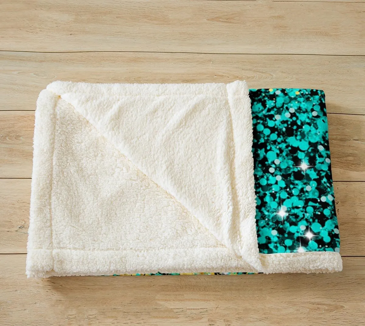 Feelyou Leopard Glitter (No Glitter) Plush Blanket Baby 30"x40" Teal Golden Fleece Throw Blanket for Boys Girls Children Cheetah Sherpa BlanketAnimal Safari Print Fuzzy Blanket