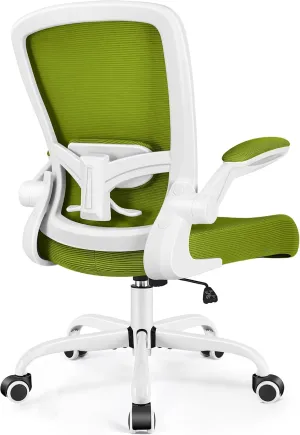 FelixKing Office Chair, Ergonomic Desk Chair Breathable Mesh Chair with Adjustable High Back Lumbar Support Flip-up Armrests, Executive Rolling Swivel Comfy Task Computer Chair for Home Office