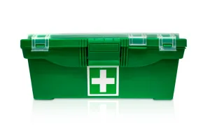 First Aid Kit Factory Regulation 7 Green Maji Plastic Box