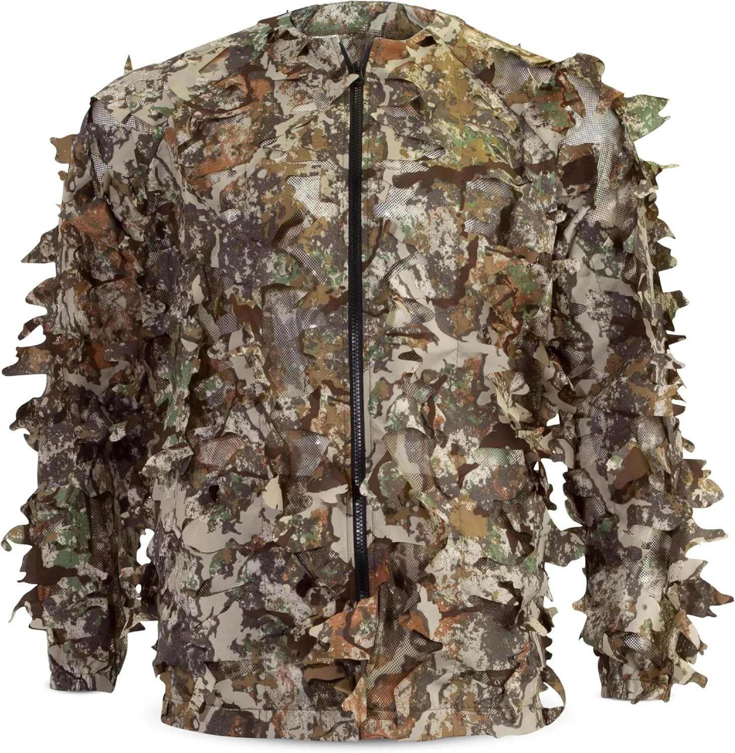 First Lite Men's Phantom Leafy Suit Top - Ultralight Mesh Camo Hunting Jacket