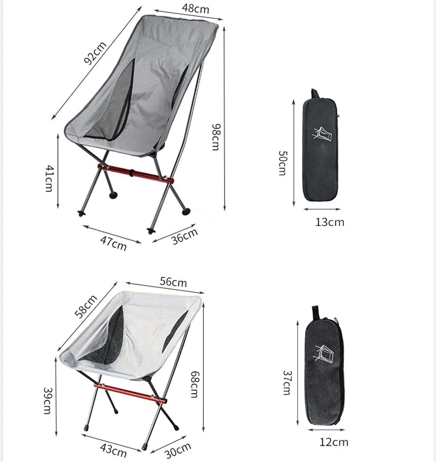 Fishing Chair Outdoor Ultralight Folding Chair for Camping Picnic Portable Fishing Folding Chair Breathable Wear-Resistant Detachable