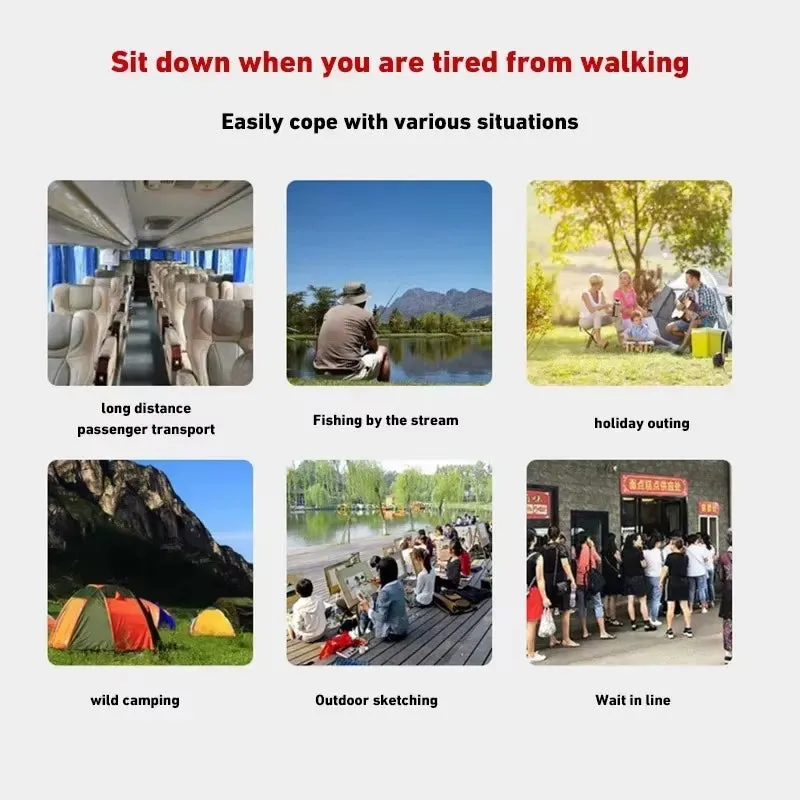 Folding Portable Camping Chair Lightweight Tourist Lounge Chairs Fishing Chair Outdoor Furniture Nature Hike Travel Beach Garden