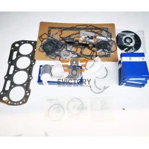 for Perkins 404 404C-22T 404C-22 404C Engine Rebuild kit Ring Gasket Bearing   Cylinder Head Complete Valve Guide seat Spring