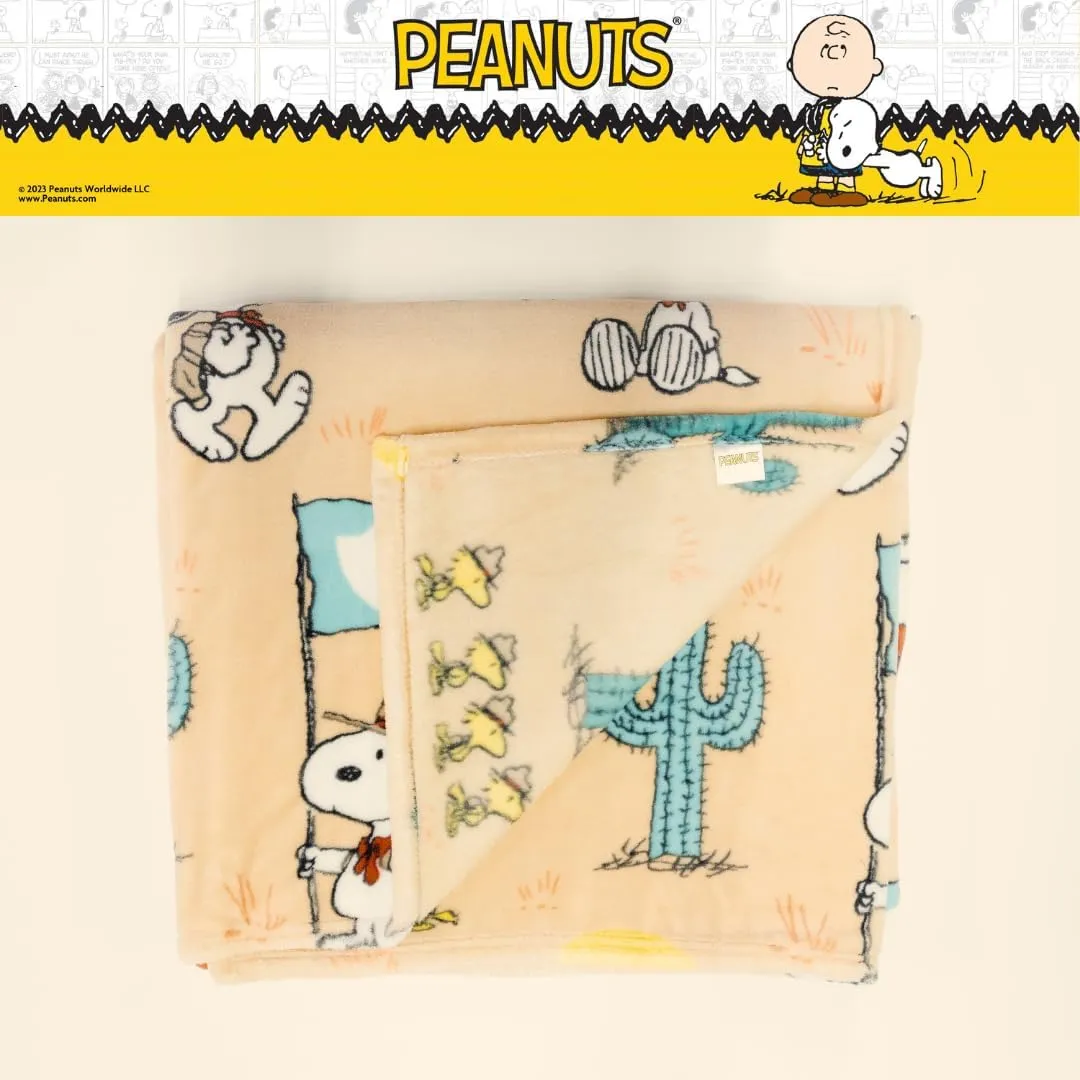 Franco Collectibles Peanuts Boy Scout Bedding Super Soft Cozy Plush Throw, 50 in x 70 in, (Officially Licensed Product)