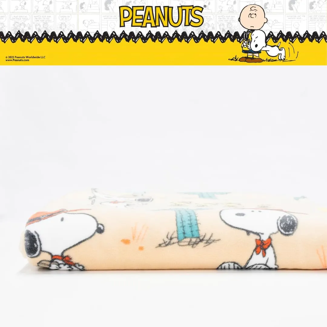 Franco Collectibles Peanuts Boy Scout Bedding Super Soft Cozy Plush Throw, 50 in x 70 in, (Officially Licensed Product)