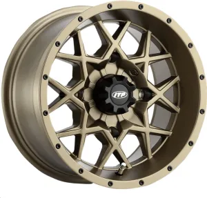 Full Set of ITP Hurricane Bronze 15x7, 5 2, 4/137 UTV SXS Wheels (4)