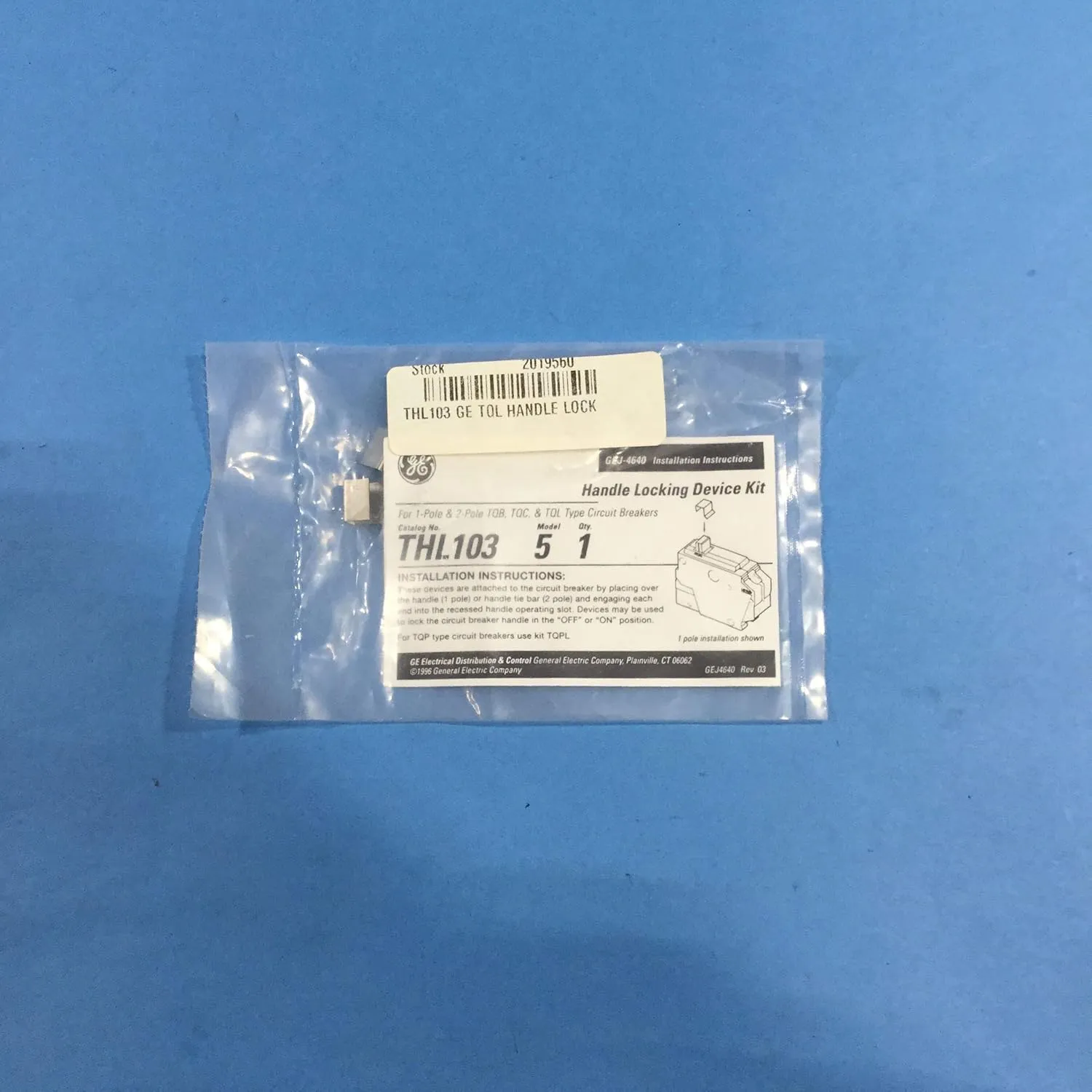 General Electric THL103 NSFPGENUINE THL 103