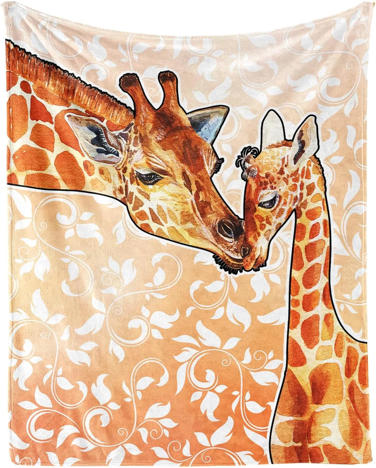 Giraffe Blanket for Boys Girls, Cute Giraffe Themed Design Printed Throw Blankets for Kids Lap, Chair Sofa, Warm Soft Cozy Blanket, 40"x 50"