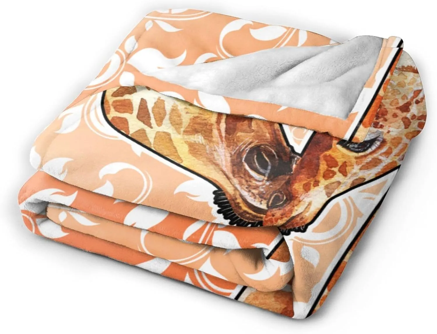 Giraffe Blanket for Boys Girls, Cute Giraffe Themed Design Printed Throw Blankets for Kids Lap, Chair Sofa, Warm Soft Cozy Blanket, 40"x 50"