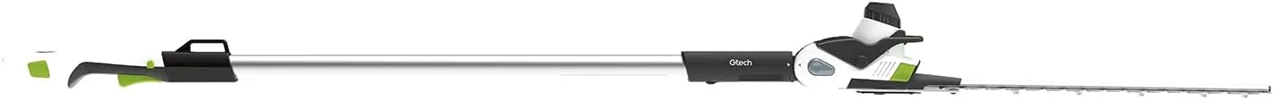 Gtech HT50 Cordless Pole Hedge Trimmer, 60 Mins Runtime Li-ion Battery | 53cm Cutting Length, 135° Adjustable Head with 10ft Range