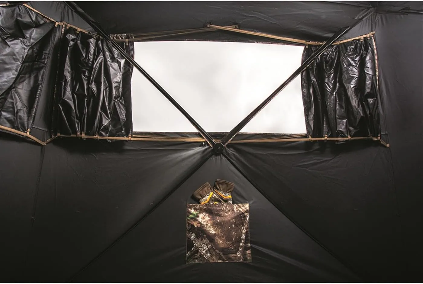 Guide Gear Flare 270 Pop-Up Hunting Camo Ground Blind for Deer, Duck, Bow, and Turkey Hunting Gear, Equipment, and Accessories