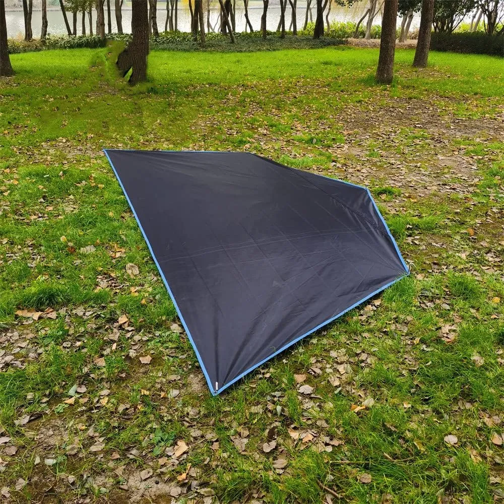 Half-Octagonal Tent Mat for 4 Person Tipi Tent Diagonal Diameter 12 FT