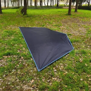 Half-Octagonal Tent Mat for 4 Person Tipi Tent Diagonal Diameter 12 FT