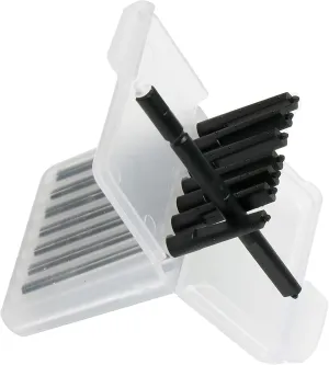 Hearing aid Wax Guard Filter Ear Wax Cleaning Tool for phonak, widex and Resound Wax Traps Hear Clear Cleaning kit Accessory (80 Filters) (Black 10 Pack)