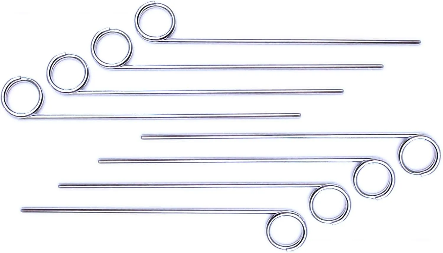 Heavy Duty Tent Stakes - 8 Pack, 11 Inch, Corrosion Resistant Zinc plated Steel - For Camping, Pop Up Canopy, Tarps, Beach Umbrella. Add ropes to secure anything with these quality Ground Stakes