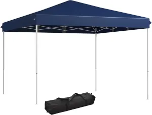 Height Adjustable, Pop Up Canopy Tent, 13' x 13' Instant Sun Shelter, Tents for Parties, with Wheeled Carry Bag for Outdoor, Garden, Patio, Parties