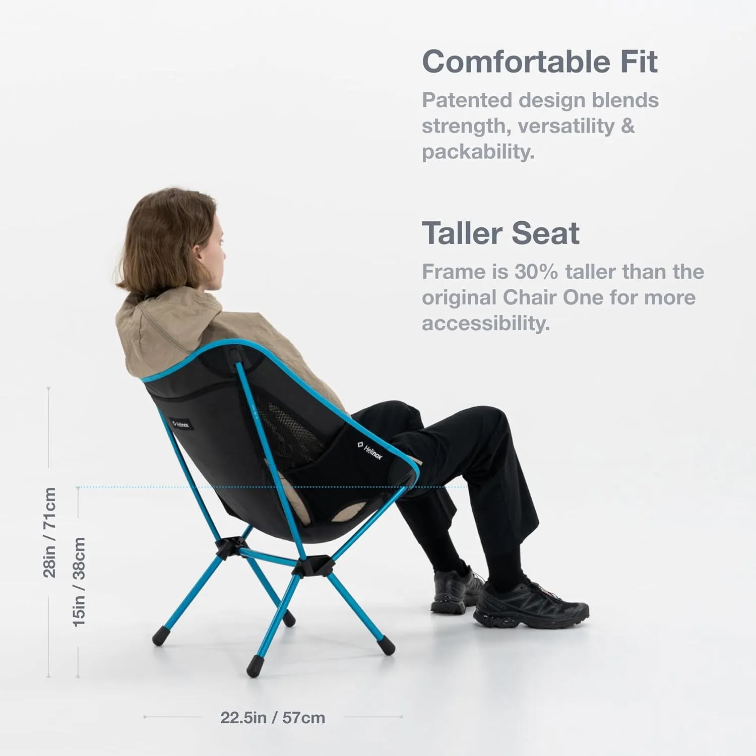 Helinox Chair One (re) High-Performance Camping Chair, Xray Tiger Camo