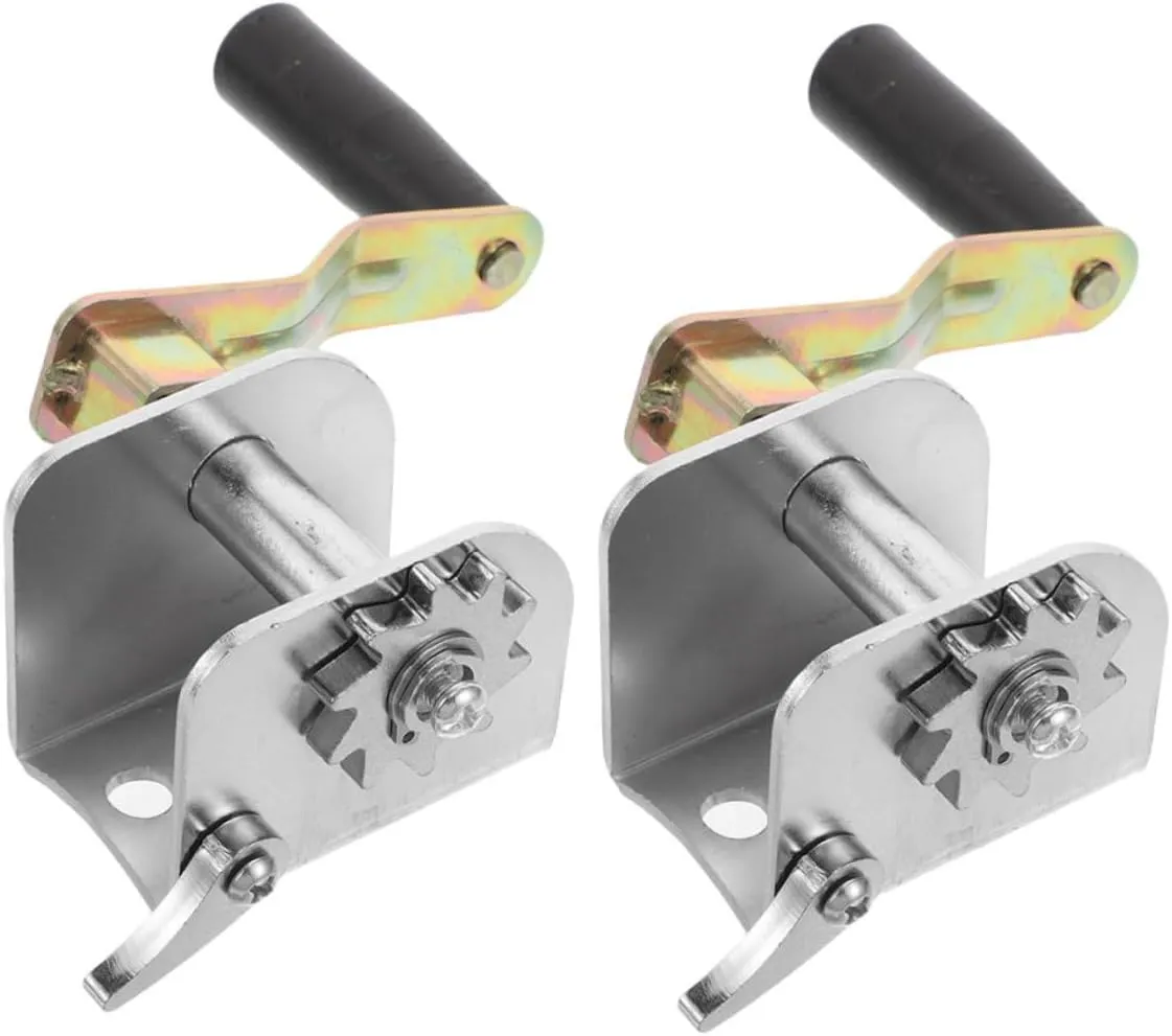 Hemoton 2PCS Portable Hand Crank Tensioning Winch for Badminton and Volleyball Poles Sports Equipment for Quick Setup and Adjustments Compatible with Multiple Pole Systems