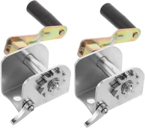 Hemoton 2PCS Portable Hand Crank Tensioning Winch for Badminton and Volleyball Poles Sports Equipment for Quick Setup and Adjustments Compatible with Multiple Pole Systems