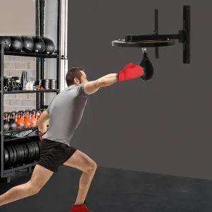 Hi-Impact Adjustable Speed Bag Platform, Speed Bag Platform Kit, Heavy Duty Boxing Training Equipment with Punching Ball