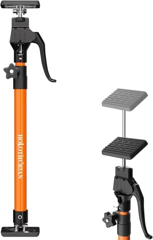 HOLOTHURIAN Cabinet Jack Support Pole,23.6-45.3 inches Third Hand Tools Adjustable Support Pole, 3rd Hand Support System for Upper Cabinet Installation, 200 LB Capacity, 1-Pack