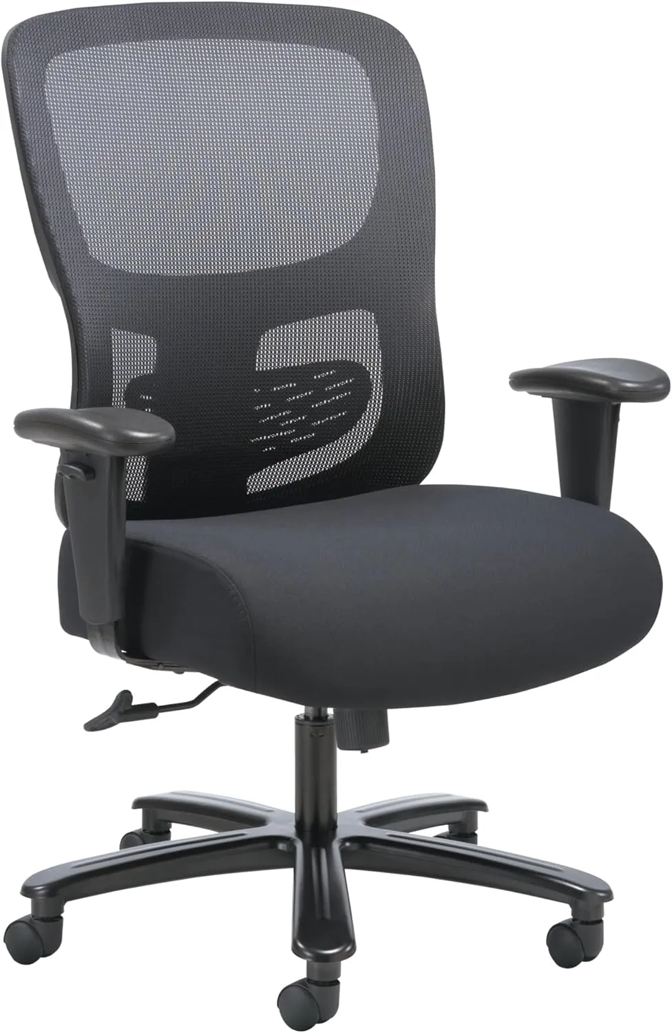 HON Sadie Big and Tall Office Chair, Ergonomic Chair with Mesh Back, Lumbar Support, Home Office Desk Chairs, 350 lb Max, Black