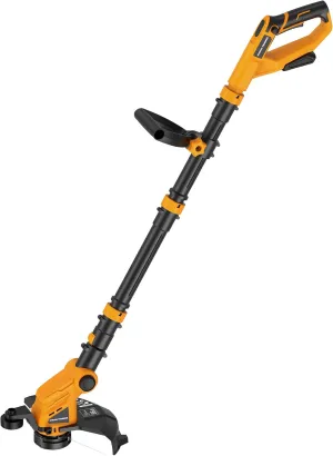 Houselife Cordless Weed Trimmer Compatible with Dewalt 20V Max Battery(Battery not Included) - 3 in 1 Weed Wacker/String Trimmers with Auto Line Feed, 12" Electric Weed Eater/Edger for Lawn Garden