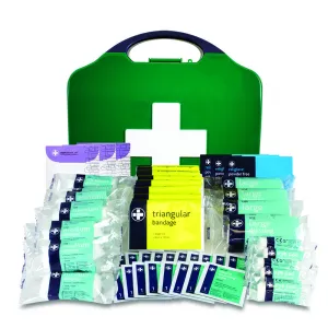 HSE 50 Person First Aid Kit - Aura3 Box - Large - Green